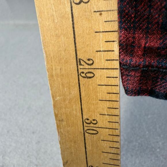 Joe's Jeans Women's 30 (10) Red Black Plaid Zip Skinny Moto Style Slash Pockets - Picture 13 of 14